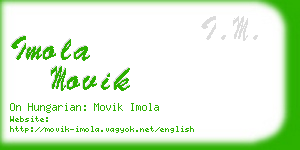 imola movik business card